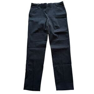 Womens Pants Size Small Black Pull On Stretchy Comfy Zipper Pockets Professional